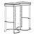 Misha Metal Bar Stool: Sleek and Stylish Seating Solution 3D model small image 3