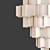Officina Luce Shade Chandelier 3D model small image 2