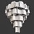 Officina Luce Shade Chandelier 3D model small image 4