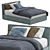 Modern Italian Bed - Pianca Beta 3D model small image 6