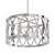 Sophisticated Patrice5 Drum Chandelier 3D model small image 1