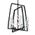 Elegant Arc Lantern Chandelier 3D model small image 1