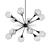 Gem Sputnik LED Chandelier 3D model small image 1