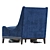 TIVOLI Cazarina Armchair - Timeless Elegance 3D model small image 2