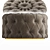 Luxe Italian New KAP Pouf 3D model small image 7