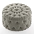 Luxe Italian New KAP Pouf 3D model small image 9