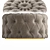 Luxe Italian New KAP Pouf 3D model small image 2