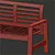 Outdoor Brown Stained Drop-Leaf Table and Chairs Set 3D model small image 7