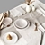 Elegant Table Linen Sets by Hale Mercantile 3D model small image 4