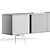 Modern Vesta Sideboard: Stylish Storage Solution 3D model small image 2