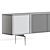 Modern Vesta Sideboard: Stylish Storage Solution 3D model small image 3