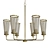 Elegant Abbott Chandelier 3D model small image 1