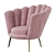 Elegant Perla Armchair 3D model small image 3