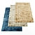 Random Set of 5 Carpets 3D model small image 1