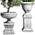 Classic Concrete Bonsai Tree: Outdoor Collection 3D model small image 3