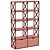 Modern Industrial Metal Rack 120cm 3D model small image 2