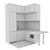 Modern Kitchen Organizer 3D model small image 6