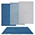 Versatile 6-Piece Rug Set 3D model small image 1