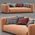 Flexform Lario Sofa: Contemporary Comfort 3D model small image 7