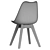 Sleek Black Oak Dining Chairs 3D model small image 4