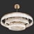 Elegant 3D Ceiling Light 3D model small image 3