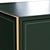 Green Arabel Chest: Stylish and Spacious 3D model small image 5