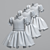 Cute Polka Dot Children's Dress 3D model small image 3