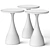 Luxury Arteriors Darby Side Table: Elegant Design for Perfect Interiors 3D model small image 2