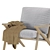 Modern Comfort Armchair 3D model small image 3
