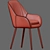 Elegant Dining Table Chair 3D model small image 5