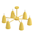 Scandinavian Style Colorful Chandelier 3D model small image 4