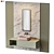 3Dmax Bathroom Set 3D model small image 1