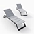 Siesta Sun Lounge Chair: Modern, Comfortable, Durable 3D model small image 2