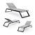Siesta Sun Lounge Chair: Modern, Comfortable, Durable 3D model small image 3
