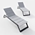 Siesta Sun Lounge Chair: Modern, Comfortable, Durable 3D model small image 6
