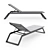 Siesta Sun Lounge Chair: Modern, Comfortable, Durable 3D model small image 7