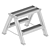 Double-Sided Steel 2-Step Stepladder 3D model small image 2