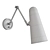 Sleek Swing Arm Sconce 3D model small image 2