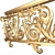 Elegant Iron Railing for Timeless Charm 3D model small image 2