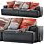 Modular Connect Sofa | Stylish and Versatile Seating 3D model small image 1