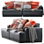 Modular Connect Sofa | Stylish and Versatile Seating 3D model small image 2