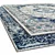 Vintage Blue Persian Rug - Distressed Elegance 3D model small image 2