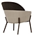 Modern Italian Wam 1570 Armchair 3D model small image 2