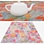 Versatile Rug Set: 6 Different Designs 3D model small image 3