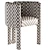 Crawford Modern Dining Chair 3D model small image 2