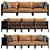 Ocean Club Leather Sofa: Eichholtz 113617 3D model small image 1