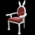 Rabbits' Dream Chair 3D model small image 1