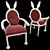 Rabbits' Dream Chair 3D model small image 2