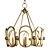 Elegant Metropolitan Clairpointe Chandelier 3D model small image 1