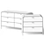 Brooke Dresser Sideboard, Elegant and Functional 3D model small image 3